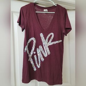 Victoria Secret Pink logo tee